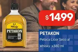 Nini Mayorista Petakon petaca licor seco al whisky oferta