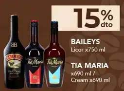 Nini Mayorista Baileys licor tia maria oferta