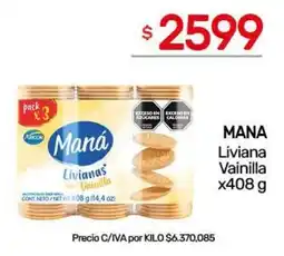 Nini Mayorista Maná livianas vainilla oferta