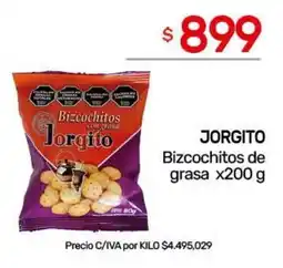 Nini Mayorista Jorgito bizcochitos de grasa oferta