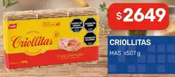 Nini Mayorista Begley criollitas oferta