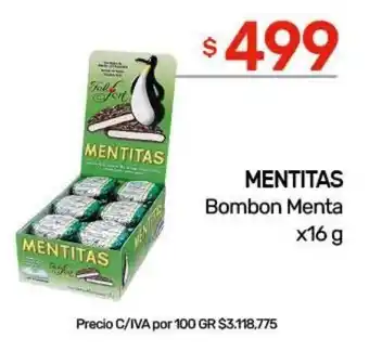 Nini Mayorista Mentitas bombon menta oferta