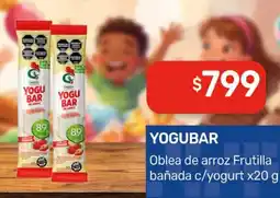 Nini Mayorista Yogubar oblea de arroz frutilla bañada c/yogurt oferta