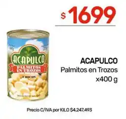 Nini Mayorista Acapulco palmitos en trozos oferta
