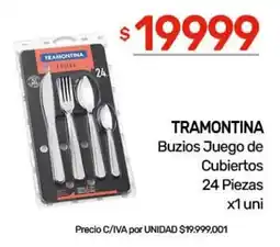 Nini Mayorista Tramontina Buzios Juego de Cubiertos oferta