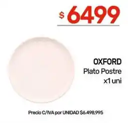 Nini Mayorista Oxford plato postre oferta