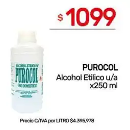 Nini Mayorista Purocol alcohol etilico u/a oferta