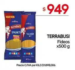 Nini Mayorista Terrabusi fideos oferta