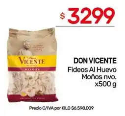 Nini Mayorista Don vicente fideos al huevo moños nvo. oferta
