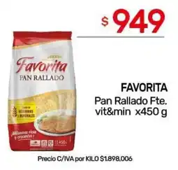 Nini Mayorista Favorita pan rallado oferta