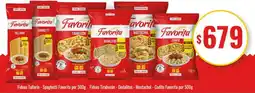 Nini Mayorista Favorita fideos tallarin - spaghetti favorita - tirabuzon - dedalitos - mostachol - codito favorita oferta