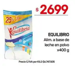 Nini Mayorista Equilibrio alim. a base de leche en polvo oferta