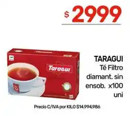 Nini Mayorista Taragui té filtro diamant. sin ensob. oferta