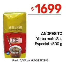 Nini Mayorista Andresito yerba mate selección especial oferta