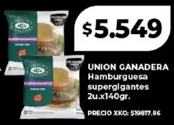 Supermayorista Vital Union ganadera hamburguesa supergigantes oferta