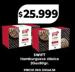 Supermayorista Vital Swift hamburguesa clásica oferta