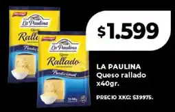 Supermayorista Vital La paulina queso rallado oferta
