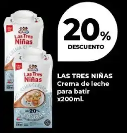 Supermayorista Vital Las tres niñas crema de leche para batir oferta