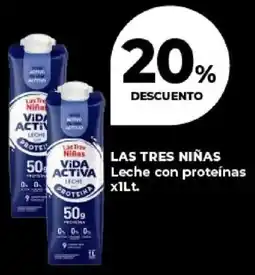 Supermayorista Vital Las tres niñas leche con proteínas oferta