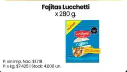 Changomas Lucchetti fajitas oferta