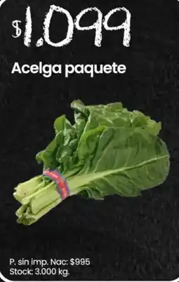 Changomas Acelga paquete oferta