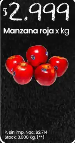 Changomas Manzana roja oferta