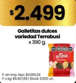 Changomas Terrabusi galletitas dulces variedad oferta