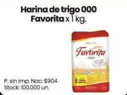 Changomas Favorita harina de trigo 000 oferta