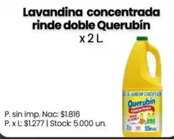 Changomas Querubín lavandina concentrada oferta