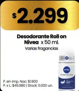Changomas Nivea desodorante roll on oferta