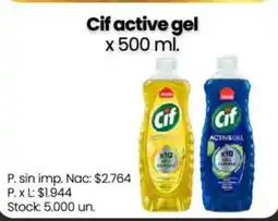 Changomas Cif active gel oferta