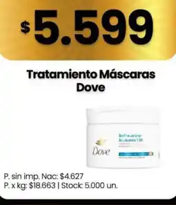 Changomas Dove tratamiento máscaras oferta