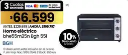 Changomas Bgh horno eléctrico oferta