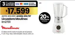Changomas Moulinex licuadora oferta