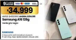 Changomas Samsung samsung a16 128g oferta