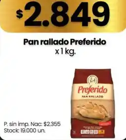 Changomas Preferido pan rallado oferta