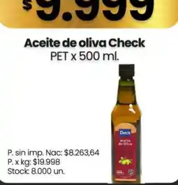 Changomas Check aceite de oliva oferta