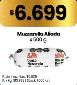 Changomas Aliada muzzarella oferta