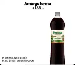 Changomas Terma amargo terma oferta