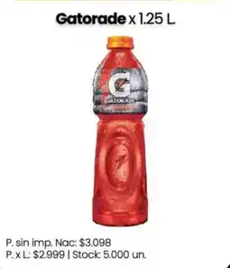 Changomas Gatorade oferta
