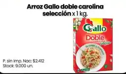 Changomas Gallo arroz doble carolina selección oferta