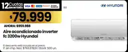 Changomas Hyundai aire acondicionado inverter fc 3200w oferta
