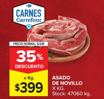 Carrefour Asado de Novillo oferta
