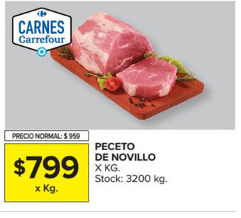 Carrefour Peceto de Novillo oferta
