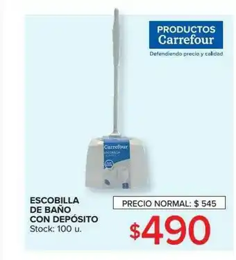 Carrefour Escobilla De Baño Con Depósito oferta