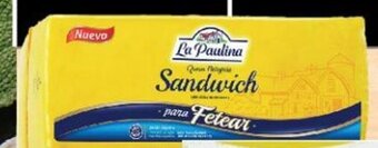Makro Queso En Barra Pategrás La Paulina Sandwich oferta