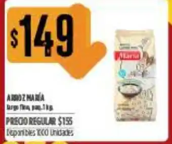 Supermercados Vea Arroz María, Largo Fino, 1 kg oferta