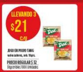 Supermercados Vea Jugo en Polvo Tang oferta