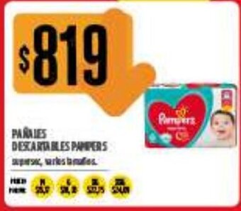 Supermercados Vea Pañales Descartables Pampers oferta