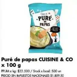 Disco Cuisine & Co puré de papas oferta